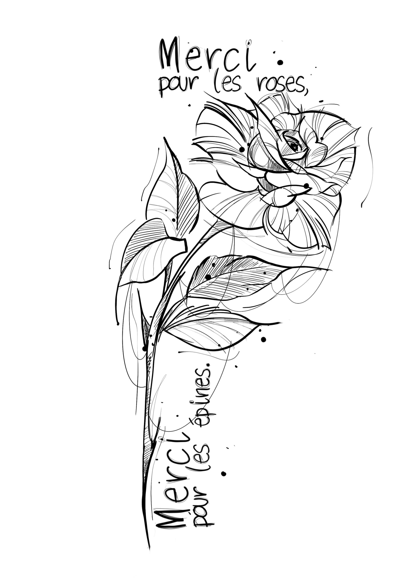 Merci pour les roses, merci pour les épines