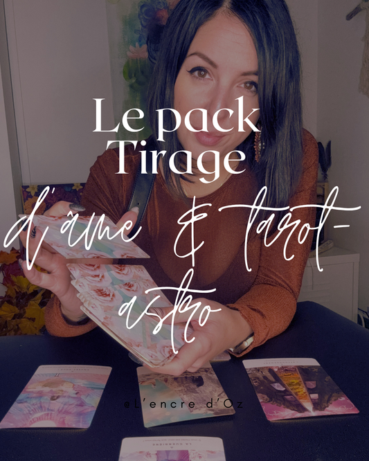 Le pack tirage d'âme + tarot-astro