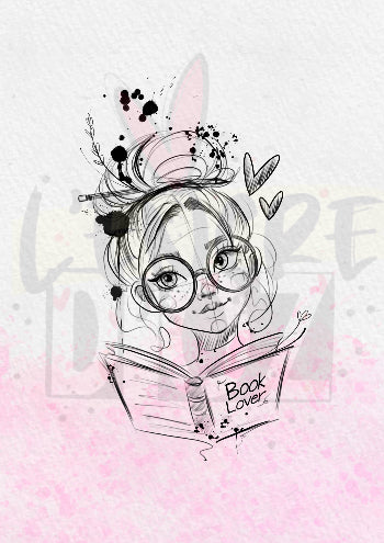 Book lover fine line — Flash tattoo symbolique — L'encre d'Oz Agde