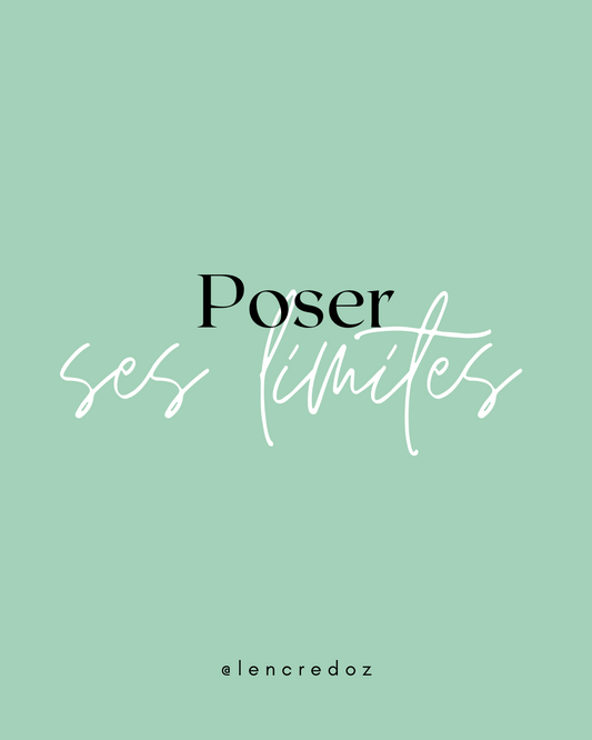 Poser ses limites